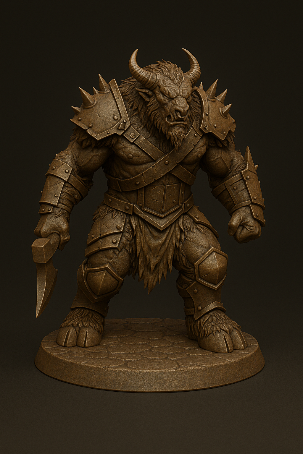 Bestial Warleader – 100mm Miniature