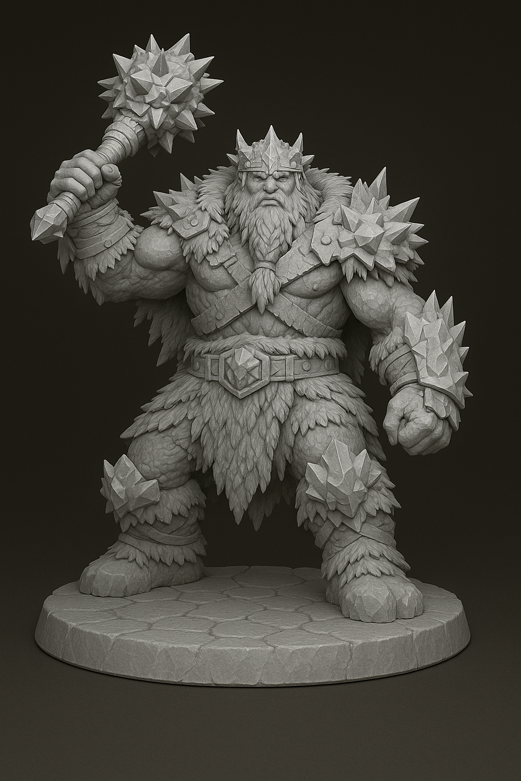 Frostborn Giant – 100mm Miniature