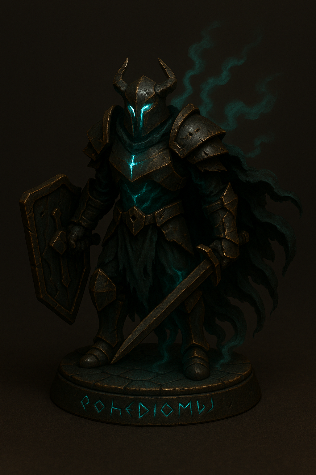 Wraithbound Knight – 100mm Miniature