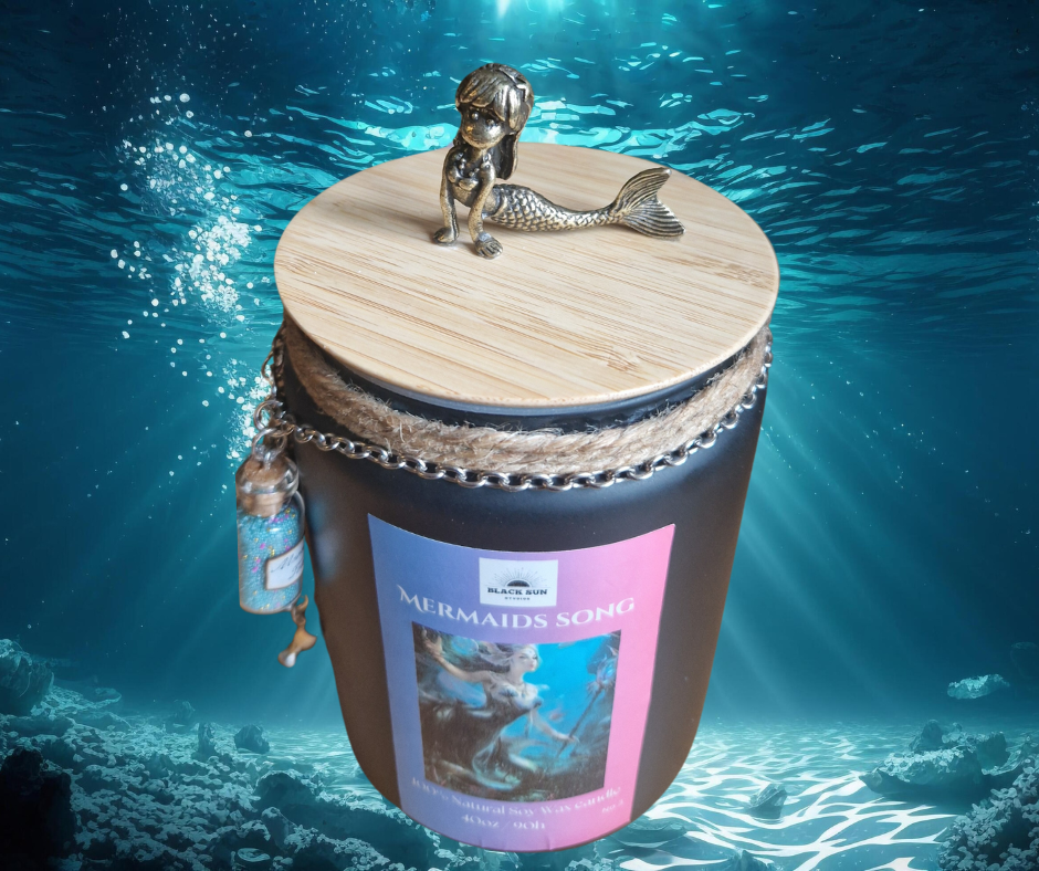 Mermaid’s Song – 40oz Fantasy Soy Wax Candle | Double Wick | Strong Scented