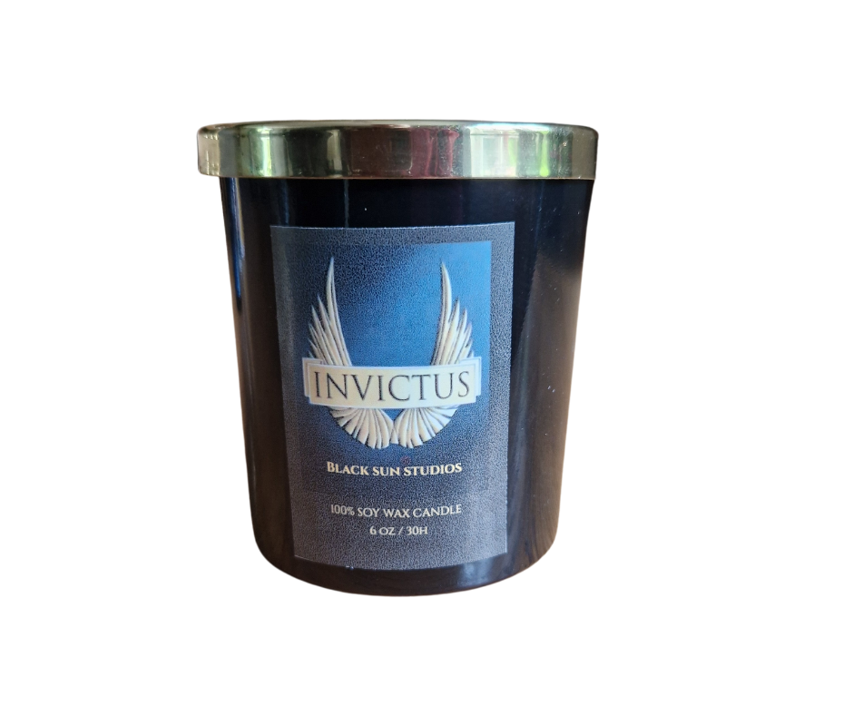 Invictus Perfume Scented Soy Wax Candle – 6oz | 30 Hour Burn | Handmade, Cotton Wick