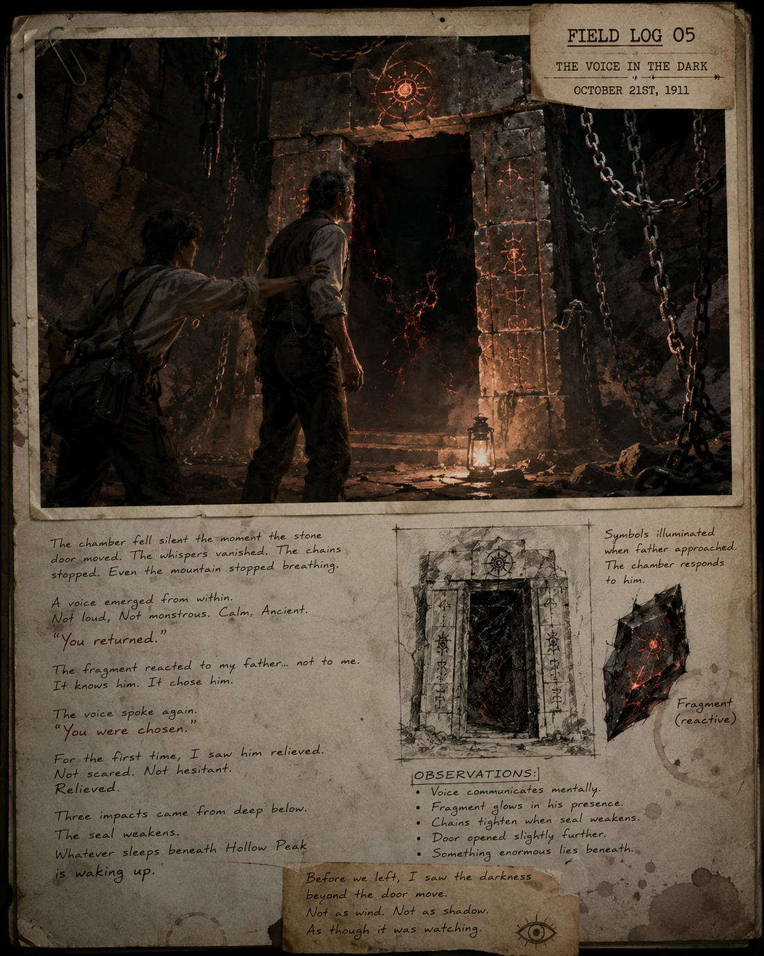 FIELD LOG 05 — THE VOICE IN THE DARK