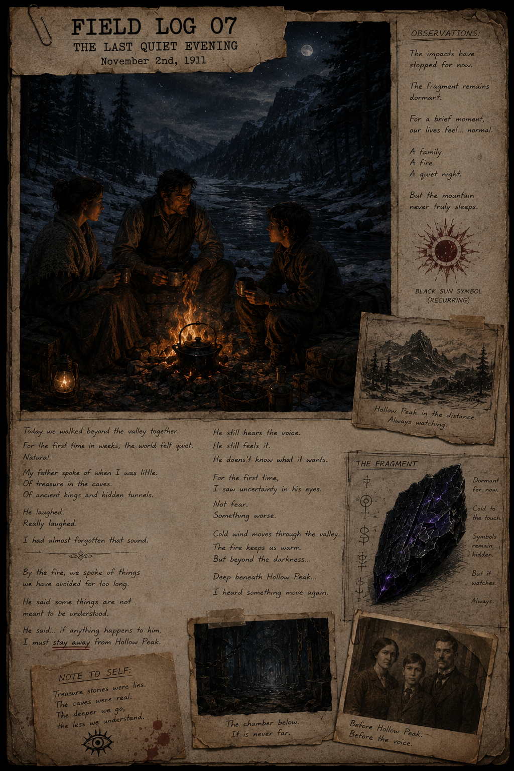 FIELD LOG 07 — THE LAST QUIET EVENING
