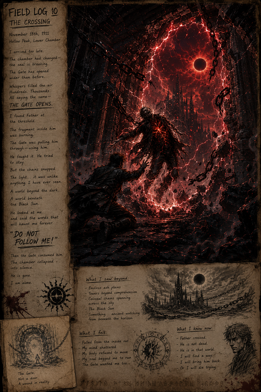 FIELD LOG 10 — THE CROSSING