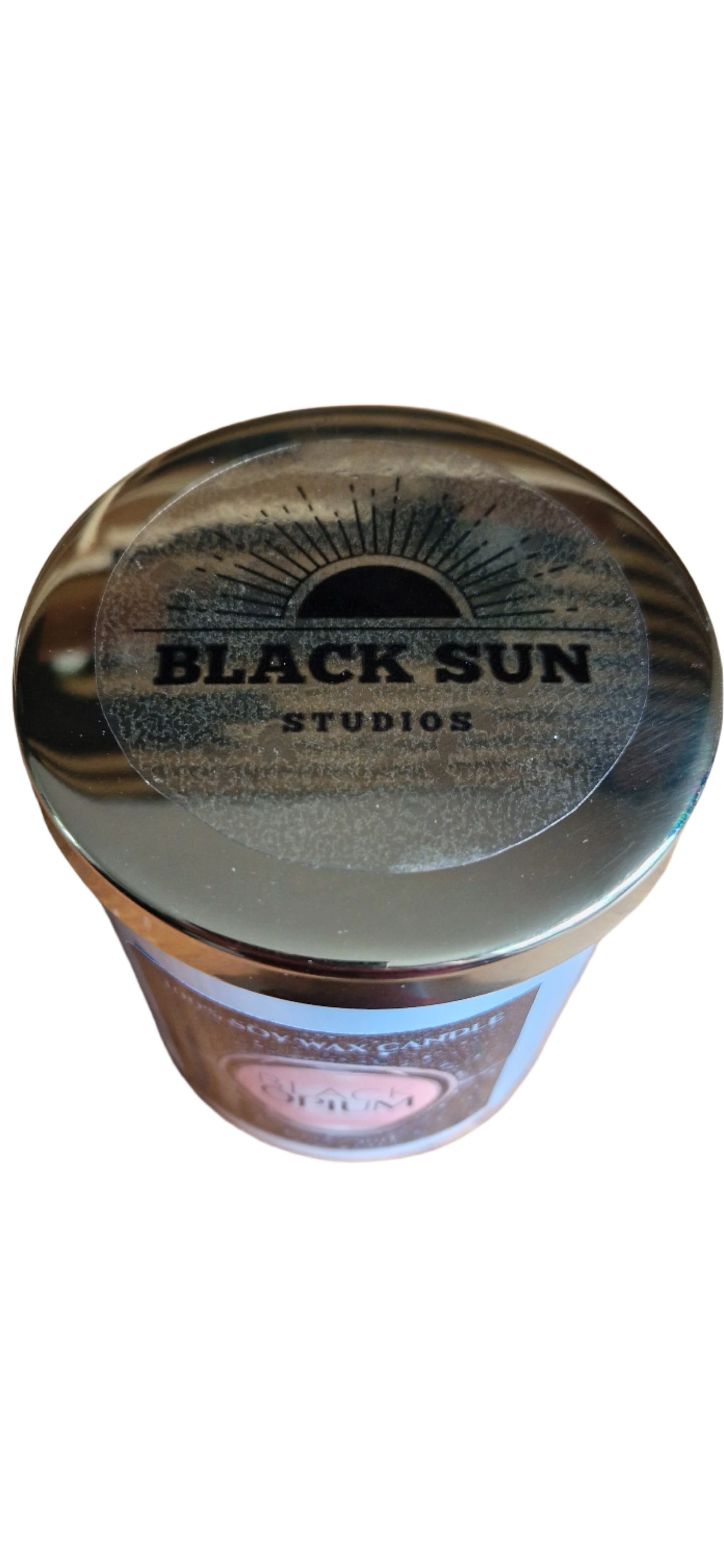 Black Opium Perfume Scented Soy Wax Candle – 6oz | 30 Hour Burn | Handmade, Cotton Wick
