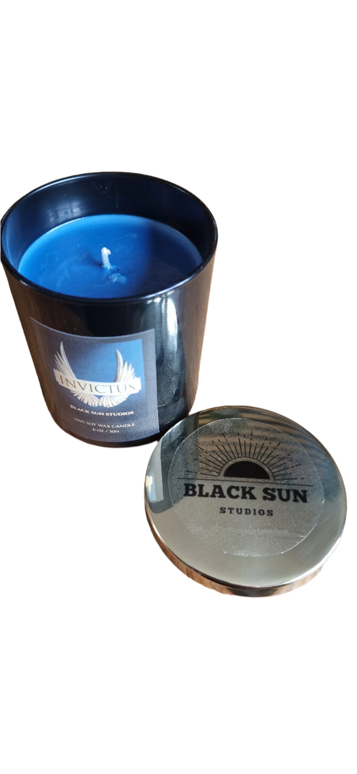 Invictus Perfume Scented Soy Wax Candle – 6oz | 30 Hour Burn | Handmade, Cotton Wick