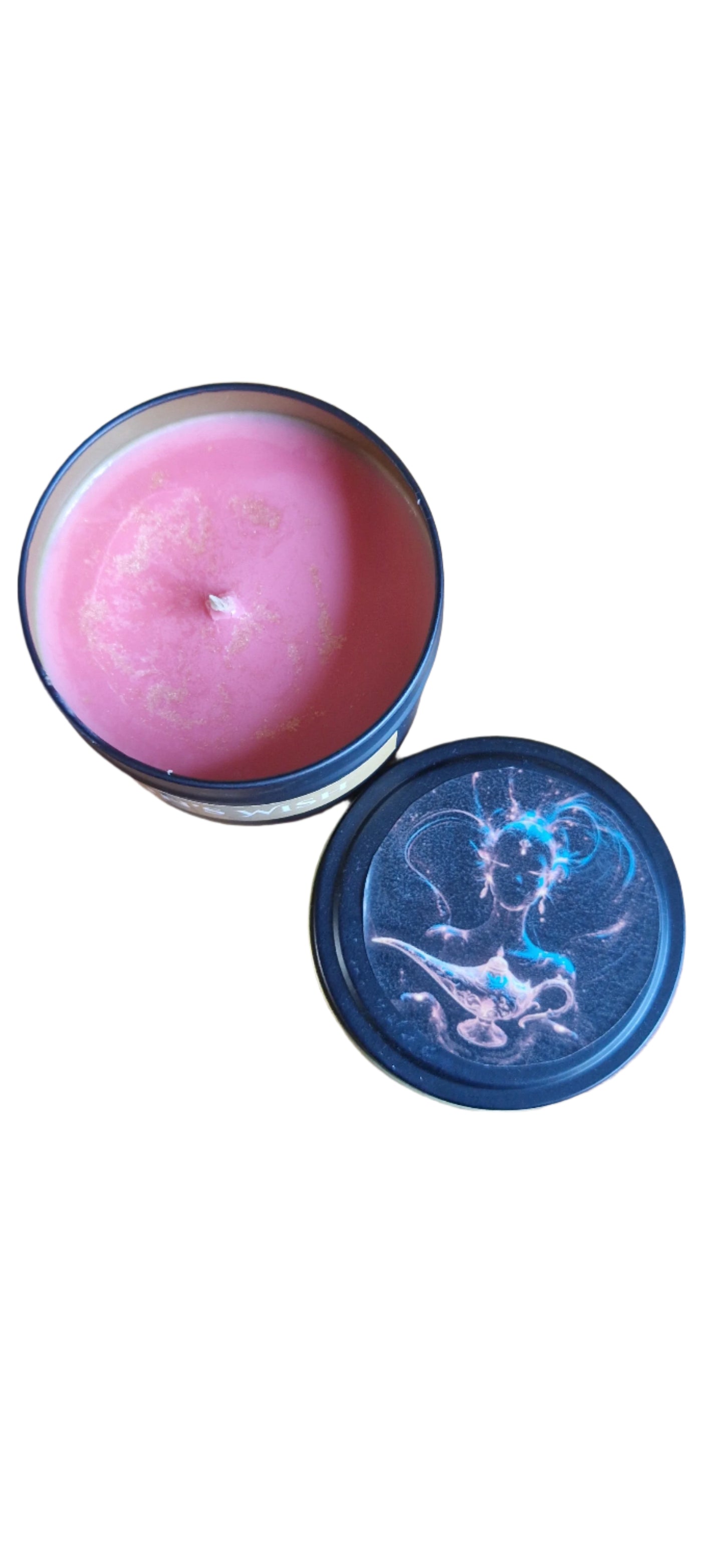 Jinn’s Wish – Fantasy Mini Candle | 6oz Soy Wax | 30 Hour Burn | Handmade with Cotton Wick