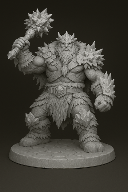 Frostborn Giant – 100mm Miniature