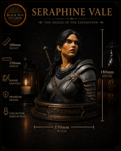 Seraphine Vale Bust | Black Sun Chronicles Collectible