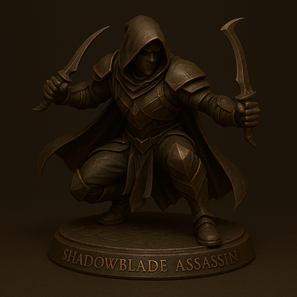 Shadowblade Assassin – 100mm Miniature