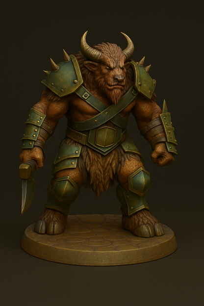 Bestial Warleader – 100mm Miniature