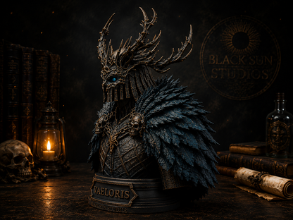 Vaeloris – The Horned King Bust | Black Sun Chronicles Collectible