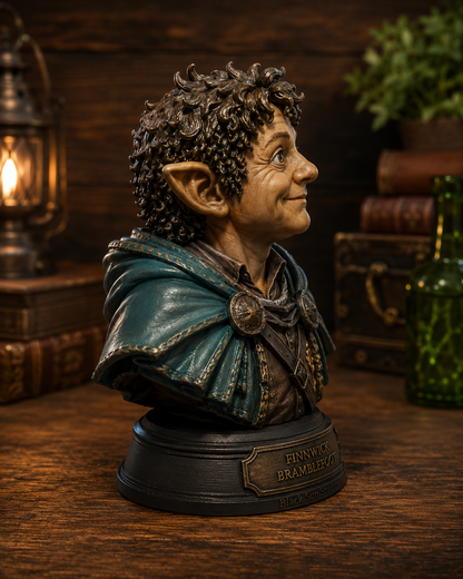 Finnwick Bramblefoot Fantasy Bust – Black Sun Chronicles Collectible Display Model (180mm)