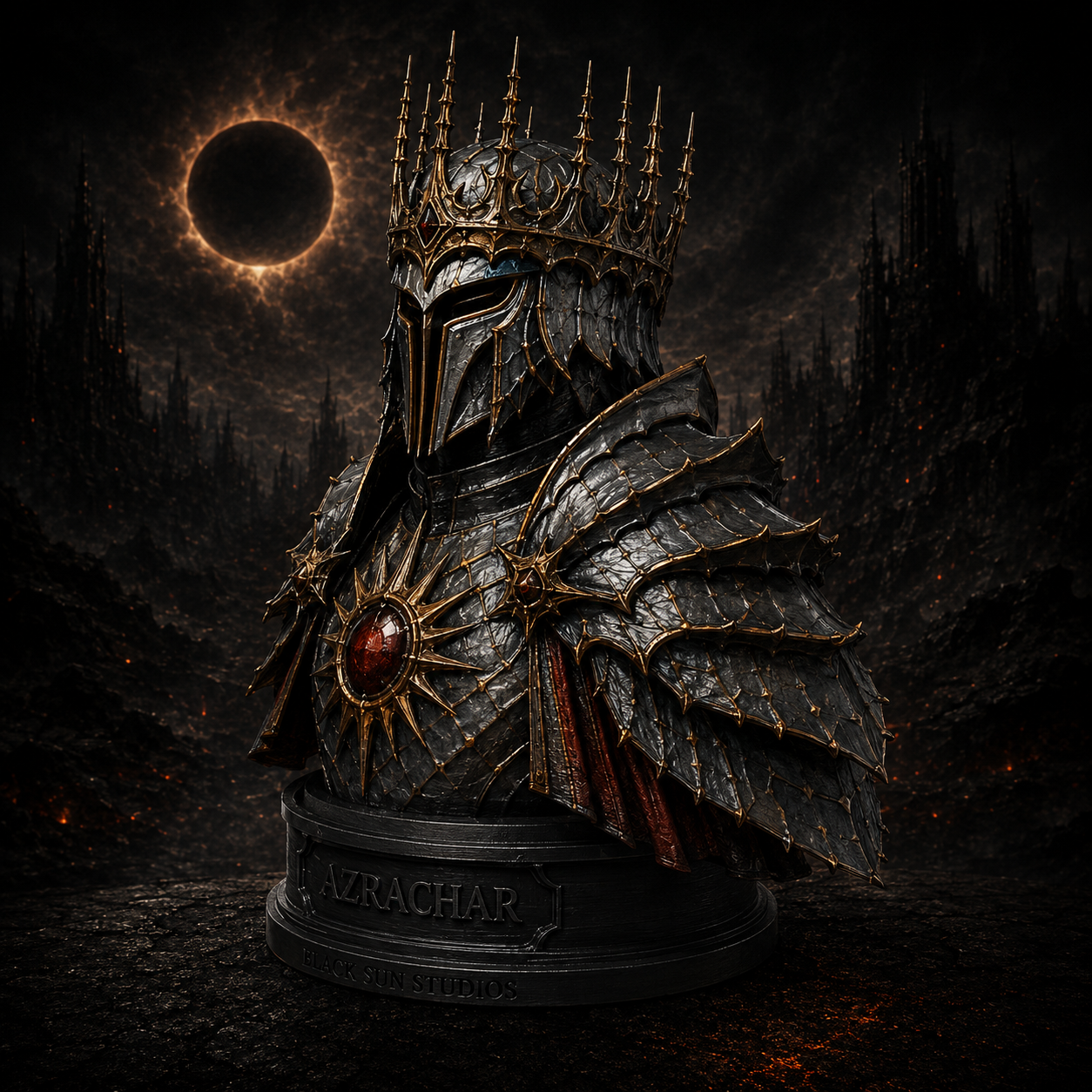 Azrachar Bust – Bearer of the Black Sun