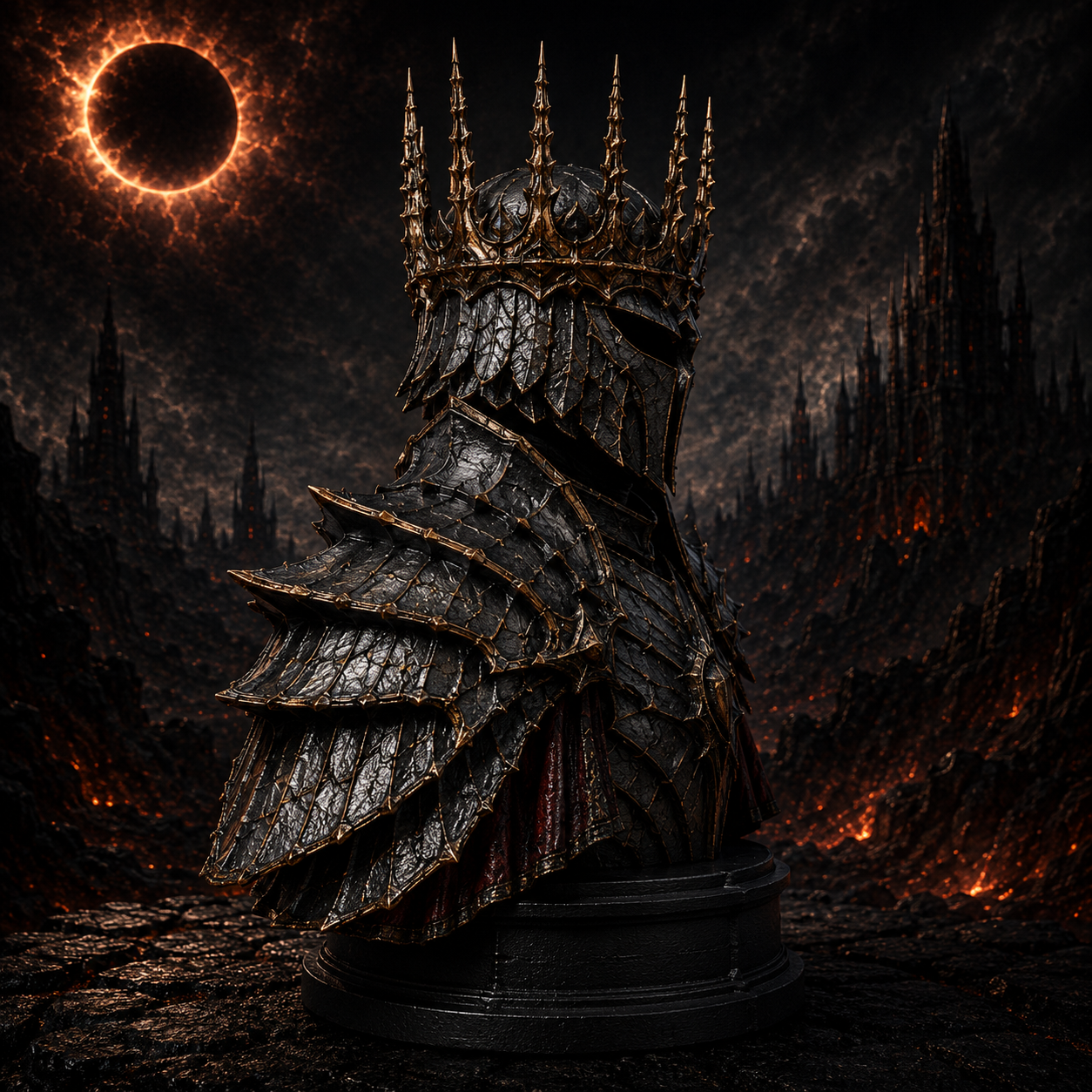 Azrachar Bust – Bearer of the Black Sun