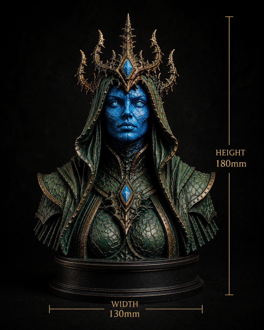 Seraphidex – Empress of the Eternal Tide Bust
