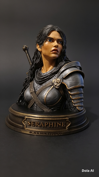 Seraphine Vale Bust | Black Sun Chronicles Collectible
