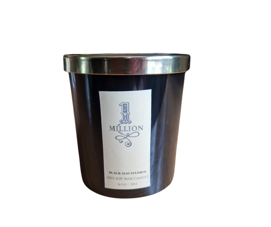 1 Million Perfume Scented Soy Wax Candle – 6oz | 30 Hour Burn | Handmade, Cotton Wick