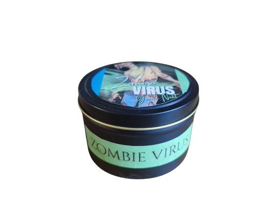 Zombie Virus – Fantasy Mini Candle | 6oz Soy Wax | 30 Hour Burn | Handmade with Cotton Wick