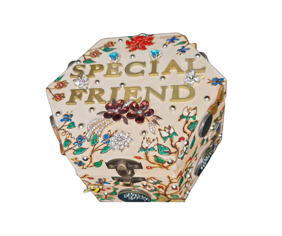 Special Friend Keepsake Box – Handmade Gift for Birthdays & Treasured Memories