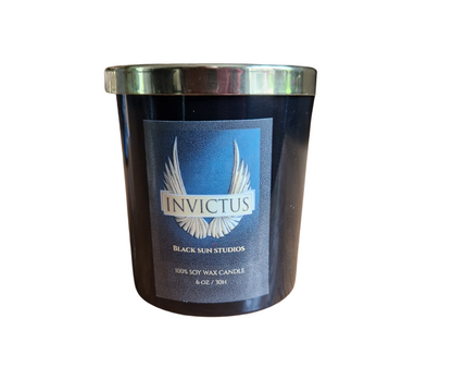 Invictus Perfume Scented Soy Wax Candle – 6oz | 30 Hour Burn | Handmade, Cotton Wick