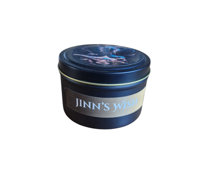 Jinn’s Wish – Fantasy Mini Candle | 6oz Soy Wax | 30 Hour Burn | Handmade with Cotton Wick