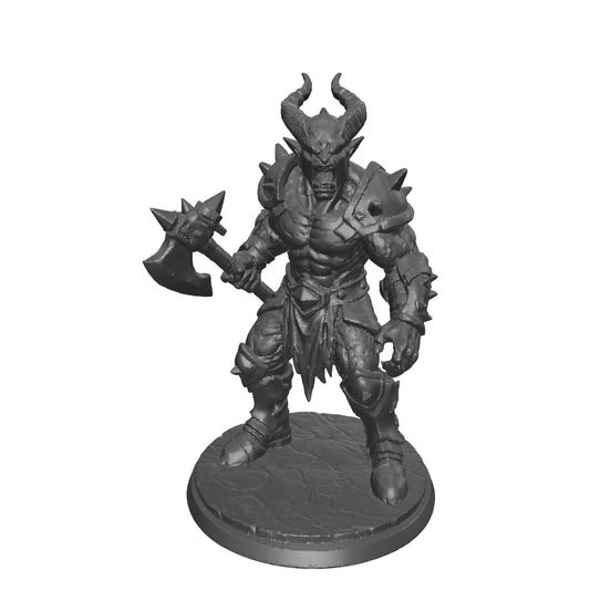 Inferno Horned Brute – 100mm Miniature